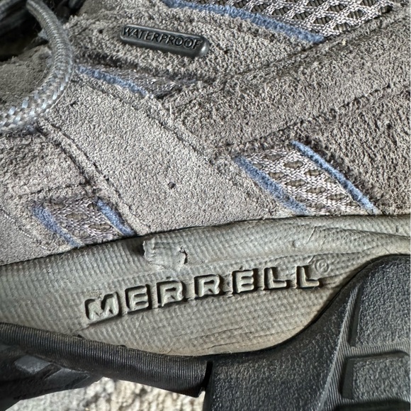 Merrell Moab 2 Hiking boots shoes Gray Waterproof J06054 size 7.5 - Picture 3 of 12